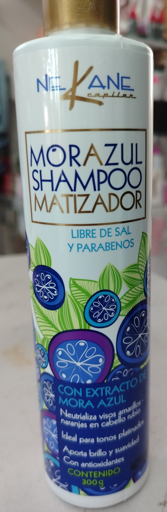 Mora azul matizador