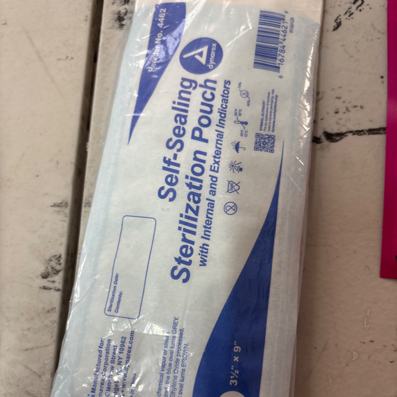 Self sealing esterilización