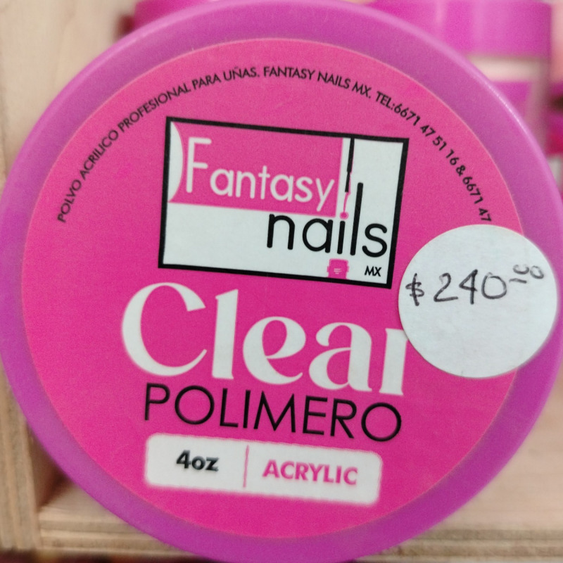 Clear polimero fantasy 4oz
