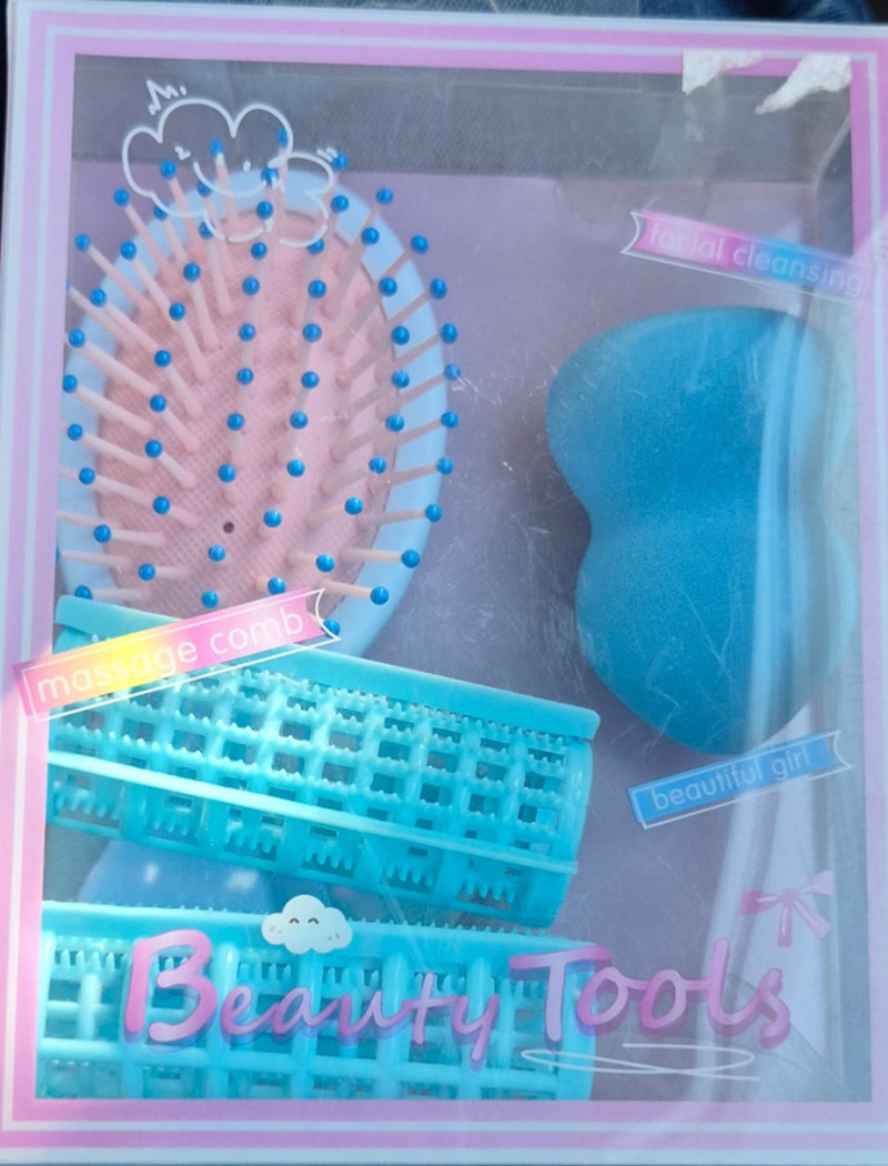 Beauty tools peine , esponja