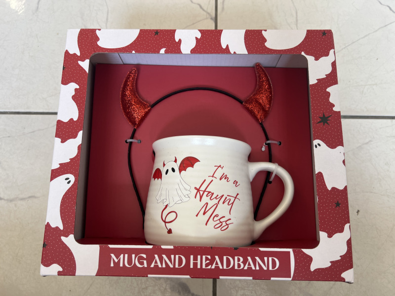 Taza halloween roja