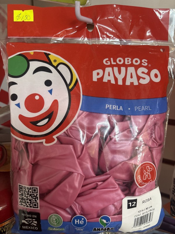 Globo rosa 50 pz