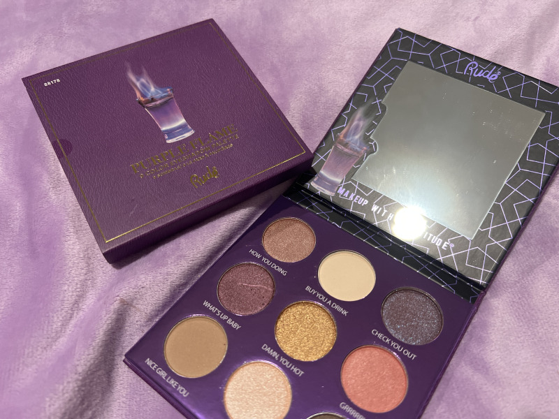 Paleta de sombras purple flame