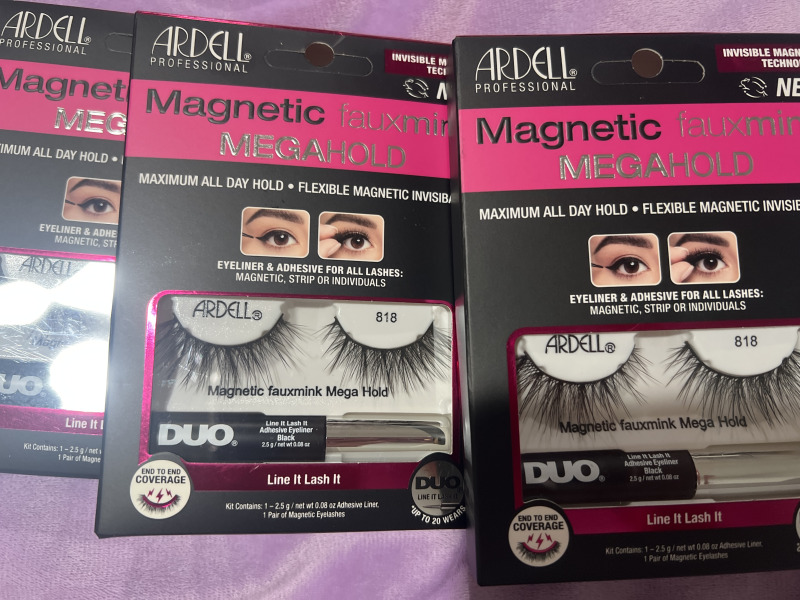 Pestañas postizas ardell professional magnetic fauxmink megahold