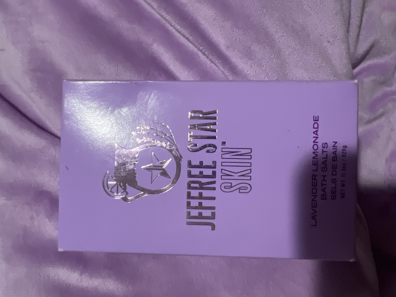 Jeffree star skin lavender lemonade bath salts