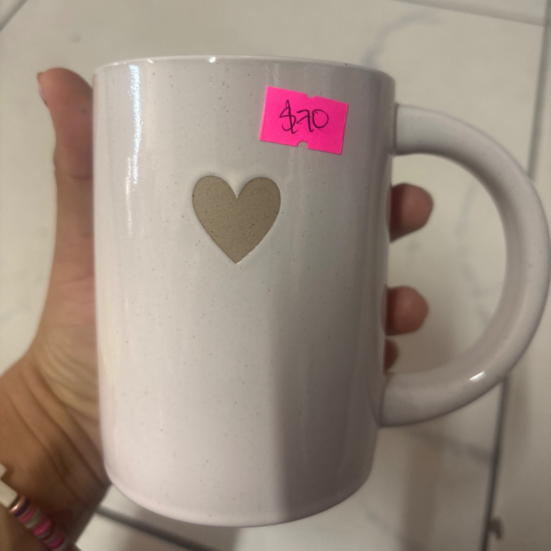 Taza corazón te amo