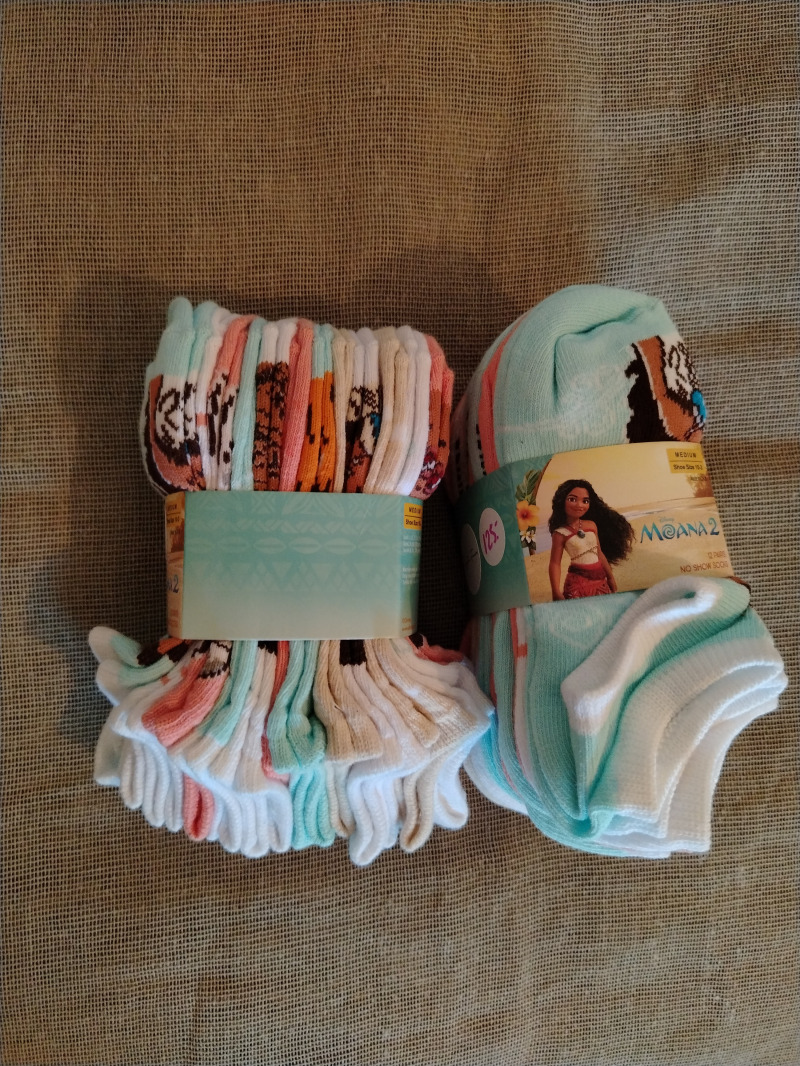 Calcetín niña paq 12 pares Moana